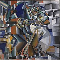 Archivo:The Knife Grinder Principle of Glittering by Kazimir Malevich