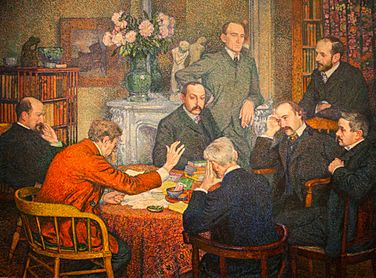 Archivo:Theo van Rysselberghe The Reading 1903