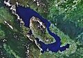 Toba Landsat satellite image