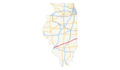 US 40 (IL) map