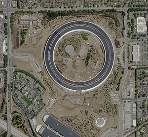 Archivo:Apple Park satellite view May 2017
