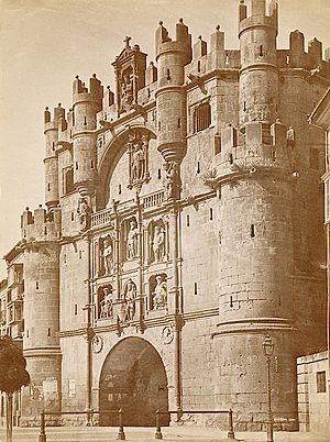 Archivo:Arco de Santa Maria, Burgos by Juan Laurent