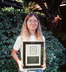 Carol Shaw Holding Gold River Raid Cartridge.jpg