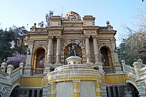 Archivo:Cerro Santa Lucía - Fuente Neptuno
