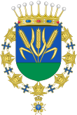 Coat of Arms of Richard von Weizsäcker (Order of the Seraphim).svg
