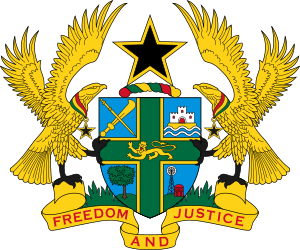 Archivo:Coat of arms of Ghana