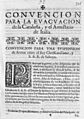 Convencion para la evacuacion de la Cataluña y el armisticio de Italia