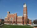 Decatur County Courthouse in Greensburg from southeast