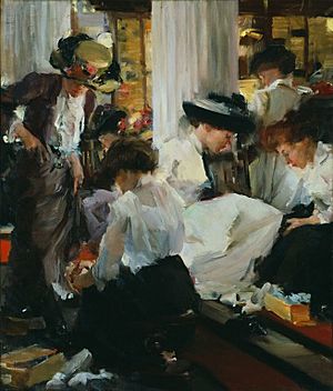 Archivo:Elizabeth Sparhawk-Jones, Shoe Shop, 1911