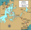 Esquema del Canal de Panamá