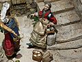 Figuras del pesebre napolitano, del siglo XVIII, del Museo de Historia de Madrid