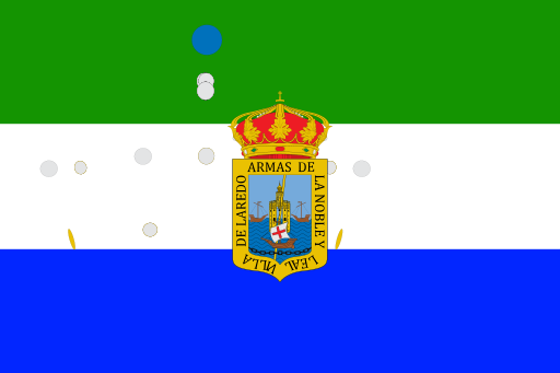 Flag of Laredo (Cantabria)
