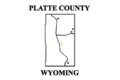 Flag of Platte County, Wyoming