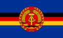 Flag of auxiliary ships of VM (East Germany).svg