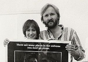 Archivo:Gale Ann Hurd and James Cameron