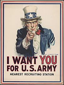 Archivo:J. M. Flagg, I Want You for U.S. Army poster (1917)