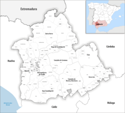 Archivo:Karte Gemeinden Provinz Sevilla 2022-es
