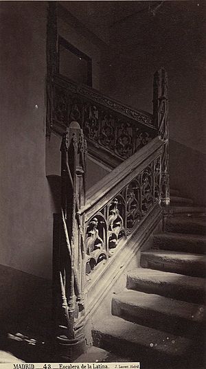Archivo:Madrid, escalera de La Latina, Laurent (cropped)