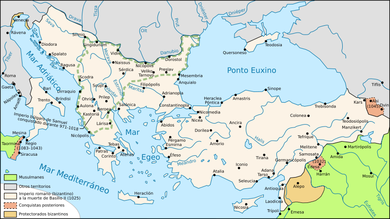 Archivo: Map Byzantine Empire 1025-es