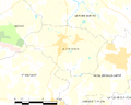 Map commune FR insee code 85098