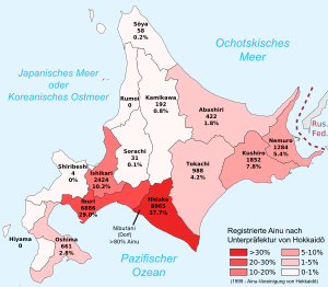 Archivo:Map of Ainu in Hokkaido de
