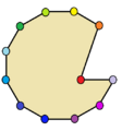 No symmetry dodecagon