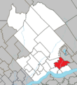 Pont-Rouge Quebec location diagram
