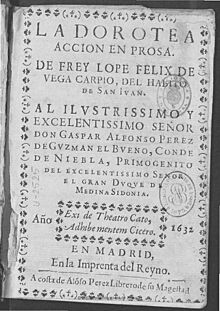 Portada de La Dorotea (1632).jpg