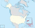 Puerto Rico in United States (zoom + special marker) (US49+1)