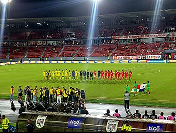 Archivo:Selección de Panamá vs Guyana, estadio Rommel Fernández