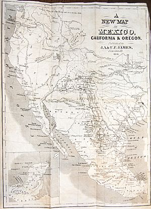 Archivo:Unknown & Hughes A New Map of Mexico, California & Oregon 1846-1848 UTA