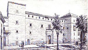 Archivo:1884-02-29, La Ilustración Española y Americana, Apuntes de la provincia de Guadalajara (cropped) Palacio de los Duques de Pastrana