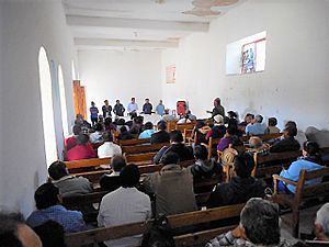 Archivo:Asamblea municipal en San Juan Achiutla, Oaxaca, México, 2018
