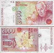 Billete de dos mil pesetas - José Celestino Mutis.jpg