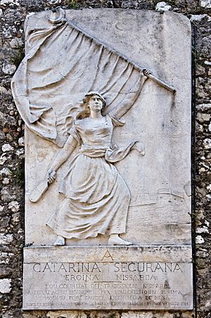 Archivo:Catherine Segurane monument Nice