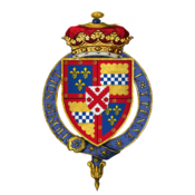 Coat of arms of Sir Esme Stewart, 3rd Duke of Lennox, 2nd Duke of Richmond, KG.png