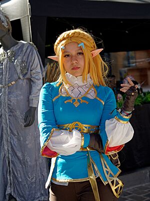 Archivo:Comiccon Brussels 2023 - Cosplay of Zelda