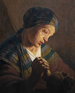 Archivo:Douai - Musée de la Chartreuse - Marie Madeleine méditant (1625-1631) - Jan Lievens