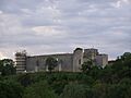 Druyes-les-Belles-Fontaines - Château-fort - Vue de la vallée