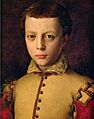 Ferdinando I de' medici as a child, Agnolo Bronzino