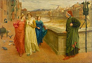Archivo:Henry Holiday - Dante and Beatrice - Google Art Project