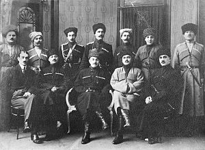 Archivo:Leaders of the Mountainous Republic of the Northern Caucasus