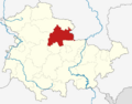 Location map SÖM in Thuringia