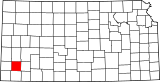 Map of Kansas highlighting Grant County.svg
