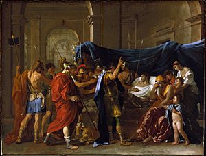 Archivo:Nicolas Poussin - La Mort de Germanicus