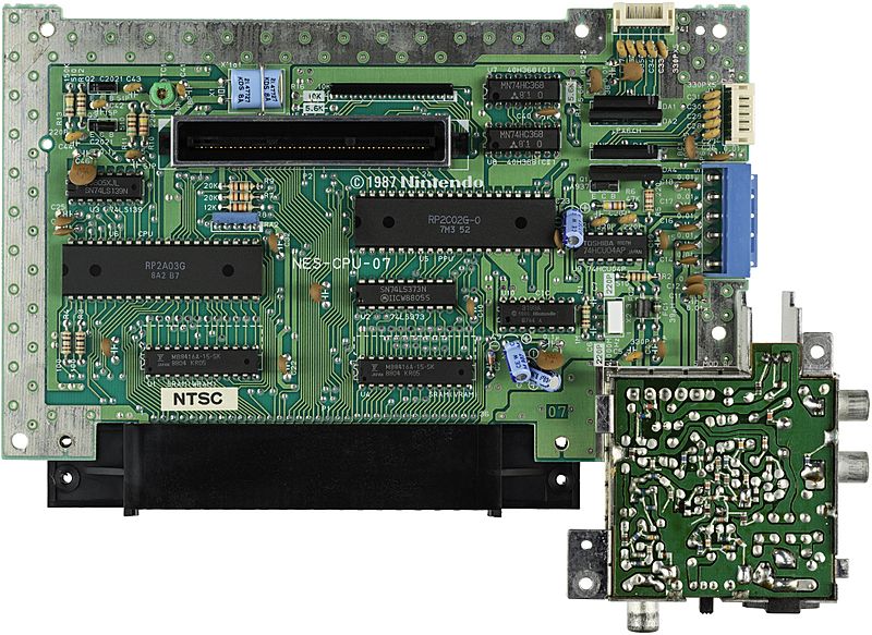 Nintendo-NES-Mk1-Motherboard-Top