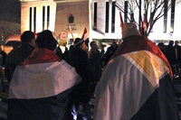 Archivo:Protesters outside the Egyptian embassy in the US