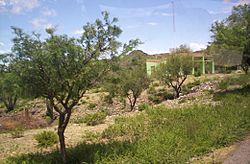 Archivo:Reservorio de agua en Chucuma, dpto.Valle Fértl, prov. de San Juan, Argentina (EAG-2008)