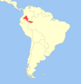 Saguinus nigricollis distribution