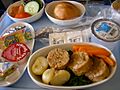 Singapore Airlines inflight meal